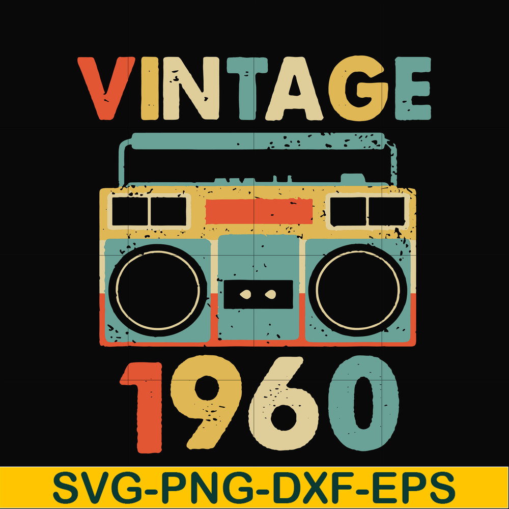 NBD0002-Vintage November 1960 svg, png, dxf, eps digital file NBD0002.jpg