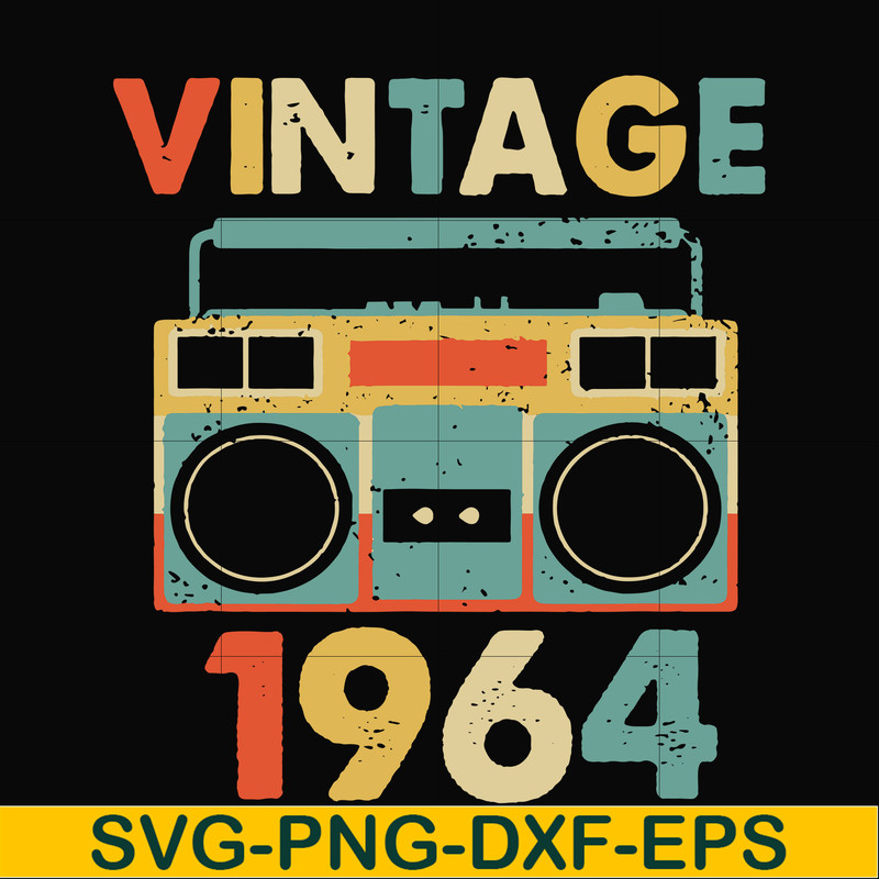 NBD0006-Vintage November 1964 svg, png, dxf, eps digital file NBD0006.jpg