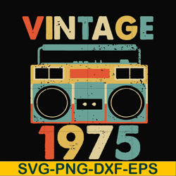 vintage november 1975 svg, png, dxf, eps digital file nbd0017