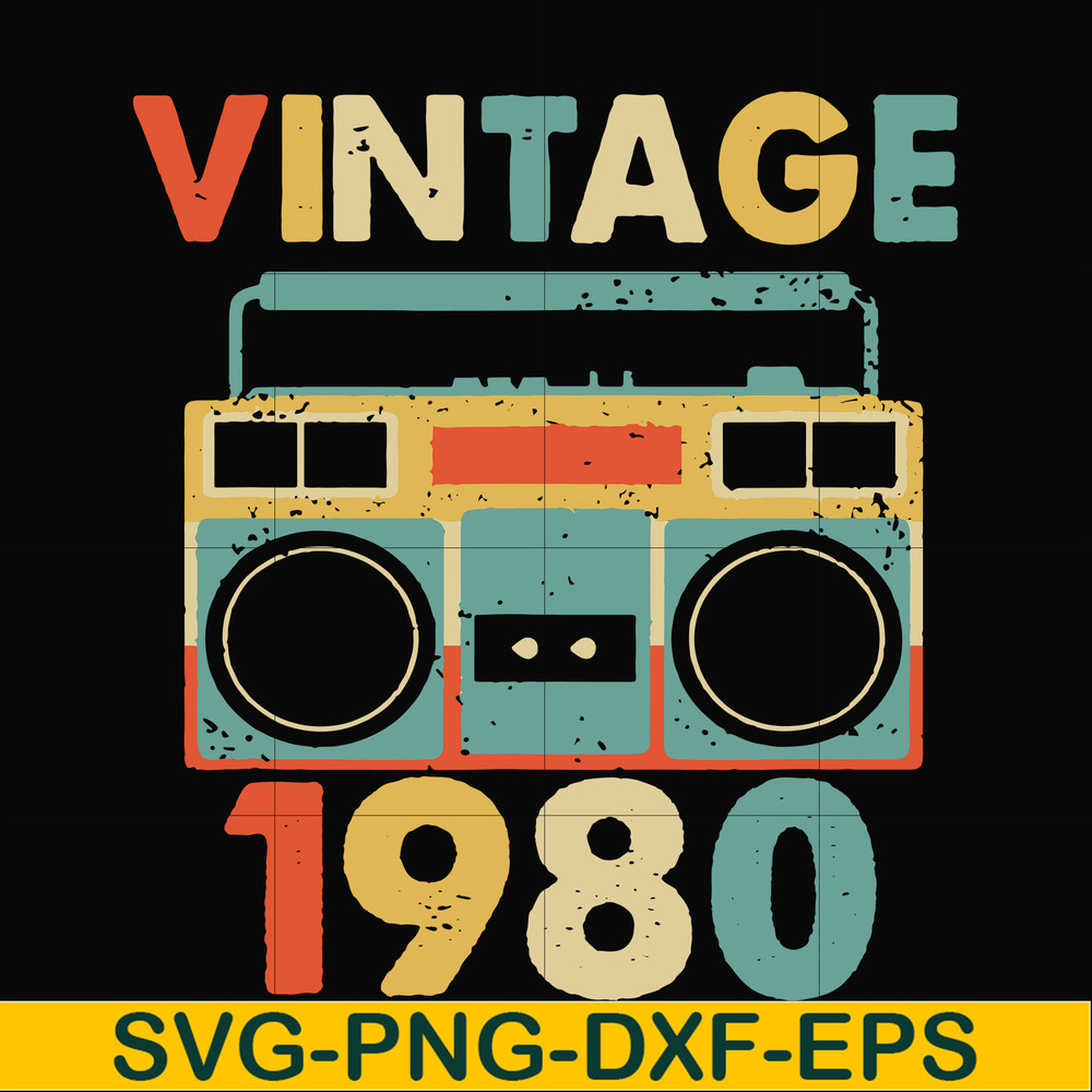 NBD0022-Vintage November 1980 svg, png, dxf, eps digital file NBD0022.jpg