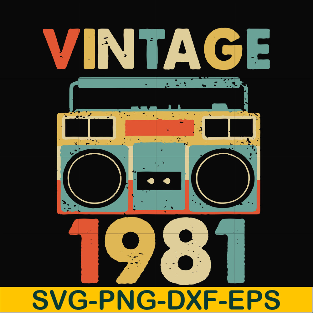 NBD0023-Vintage November 1981 svg, png, dxf, eps digital file NBD0023.jpg