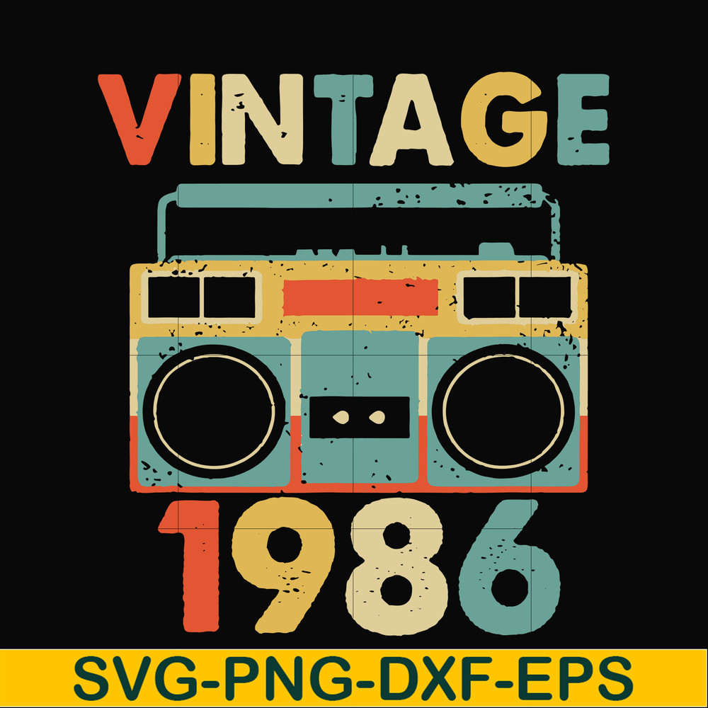 NBD0028-Vintage November 1986 svg, png, dxf, eps digital file NBD0028.jpg