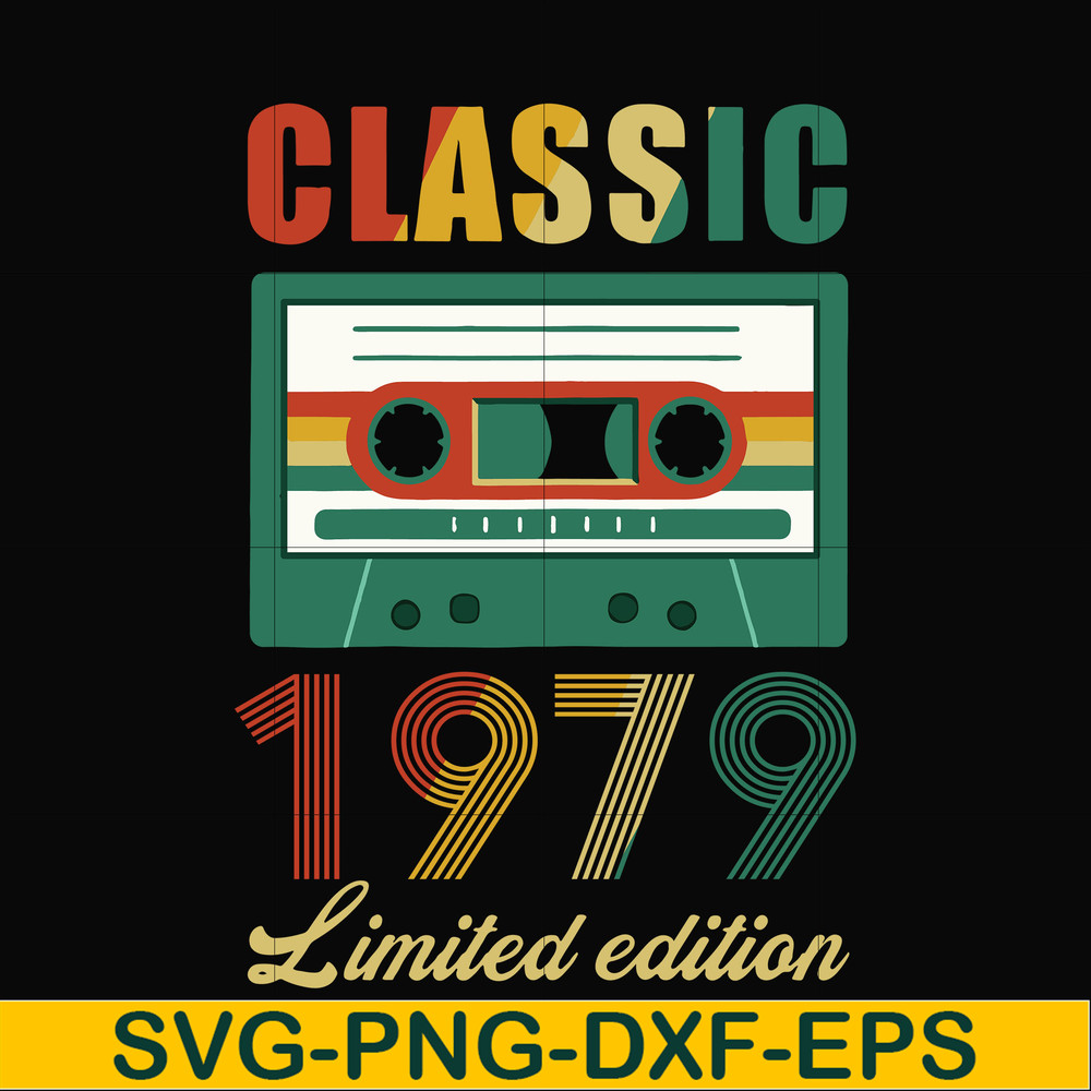 NBD0051-Classic 1979 limited edition svg, png, dxf, eps digital file NBD0051.jpg