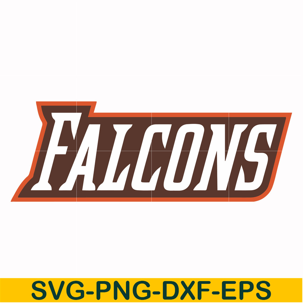 NCAA0000231-Bowling Green Falcons svg, png, dxf, eps file NCAA0000231.jpg