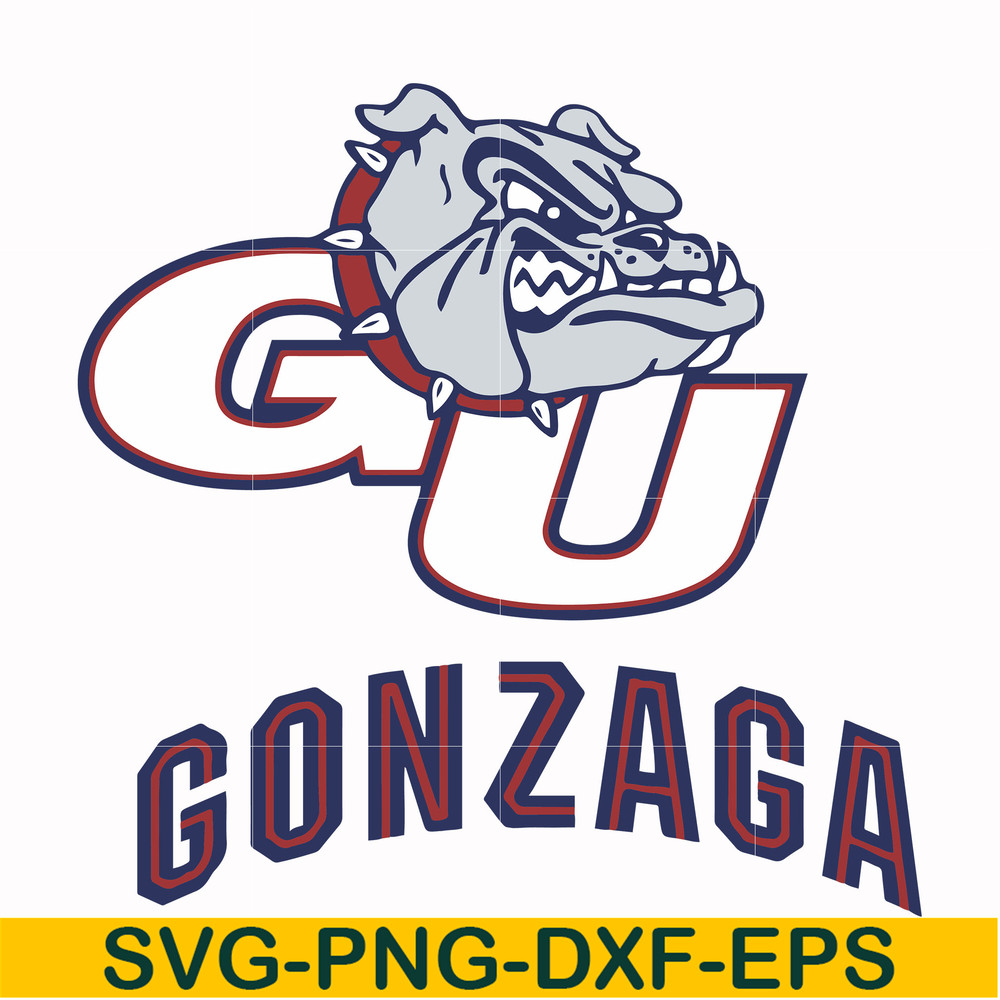 NCAA0000255-Gonzaga Bulldogs svg, png, dxf, eps file NCAA0000255.jpg