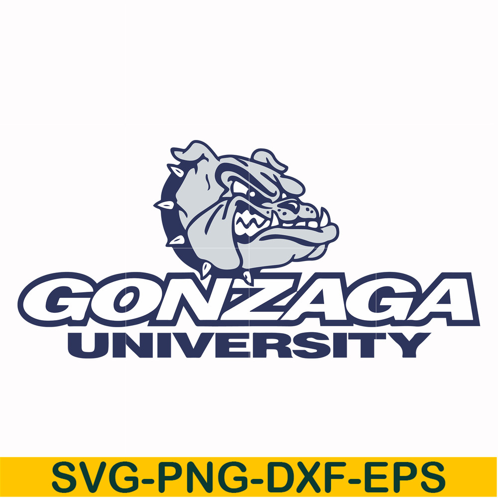 NCAA0000265-Gonzaga Bulldogs svg, png, dxf, eps file NCAA0000265.jpg