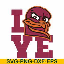 virginia tech hokies svg, png, dxf, eps file ncaa0000332