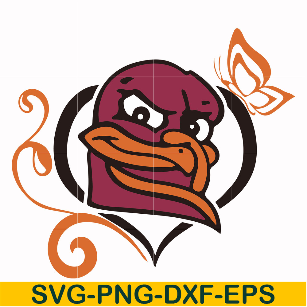 NCAA0000335-Virginia Tech Hokies svg, png, dxf, eps file NCAA0000335.jpg
