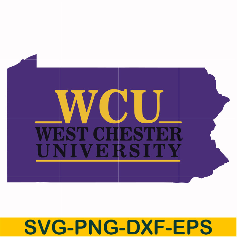 NCAA0000343-West Chester University svg, png, dxf, eps file NCAA0000343.jpg