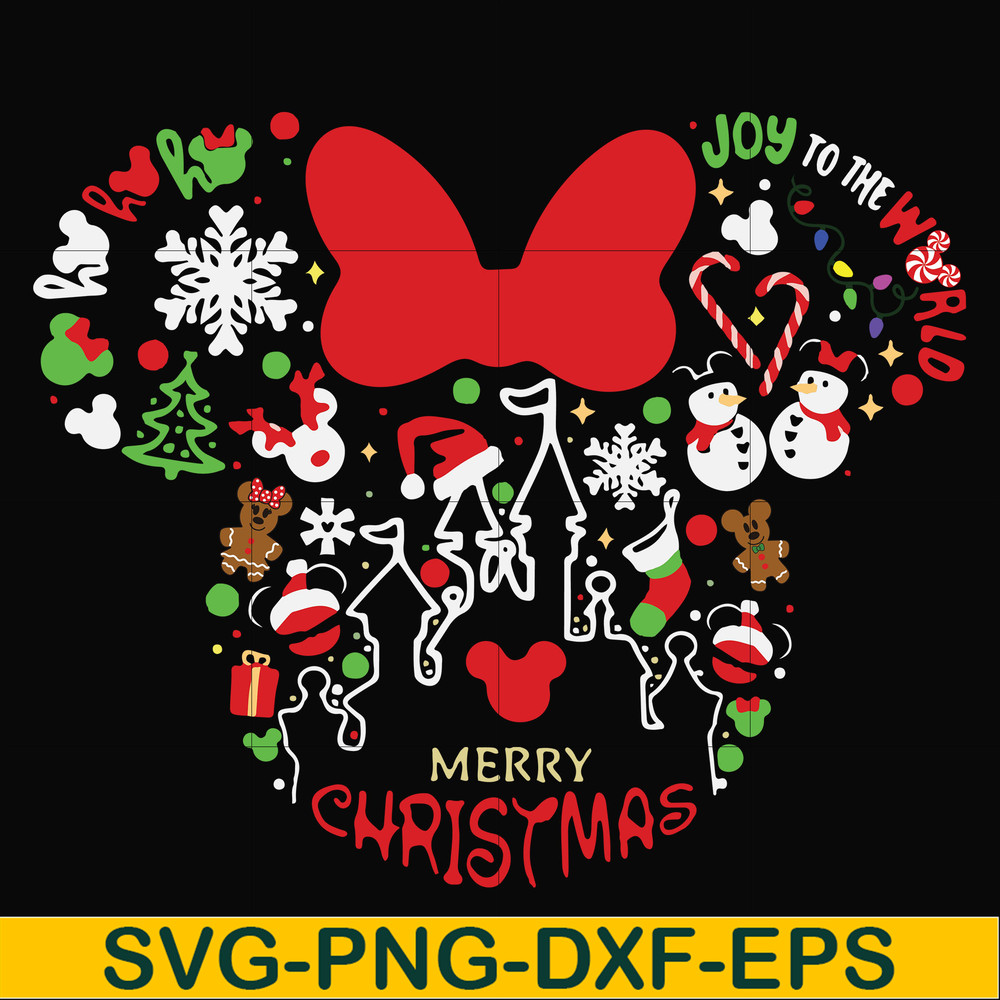 NCRM0096-Merry Christmas Disney Minnie mouse svg, png, dxf, eps digital file NCRM0096.jpg