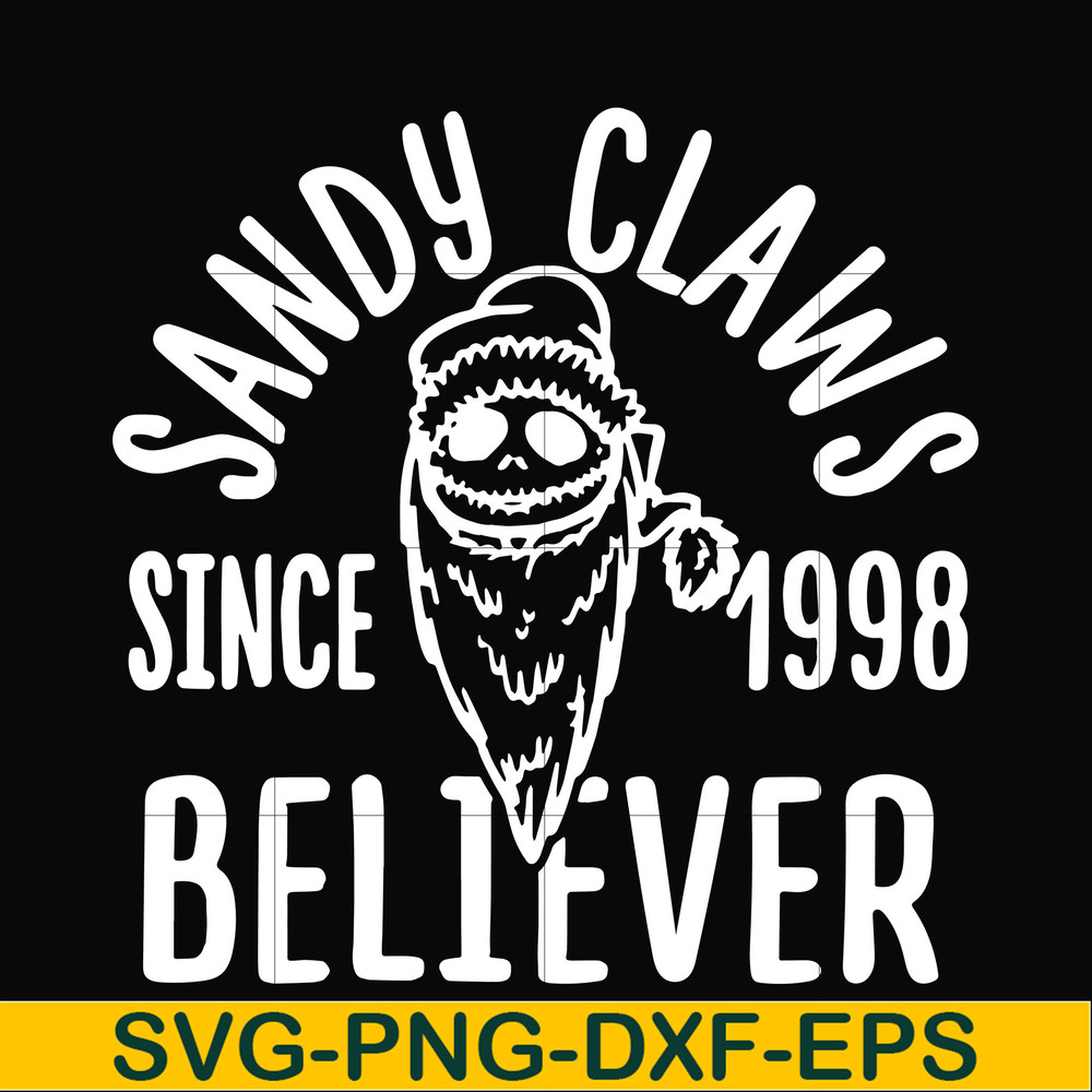 NCRM0107-Sandy claws sine 1998 believer svg, png, dxf, eps digital file NCRM0107.jpg