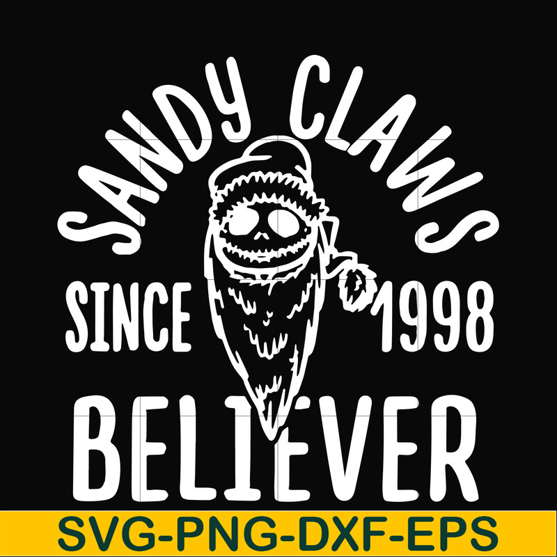 NCRM0107-Sandy claws sine 1998 believer svg, png, dxf, eps digital file NCRM0107.jpg