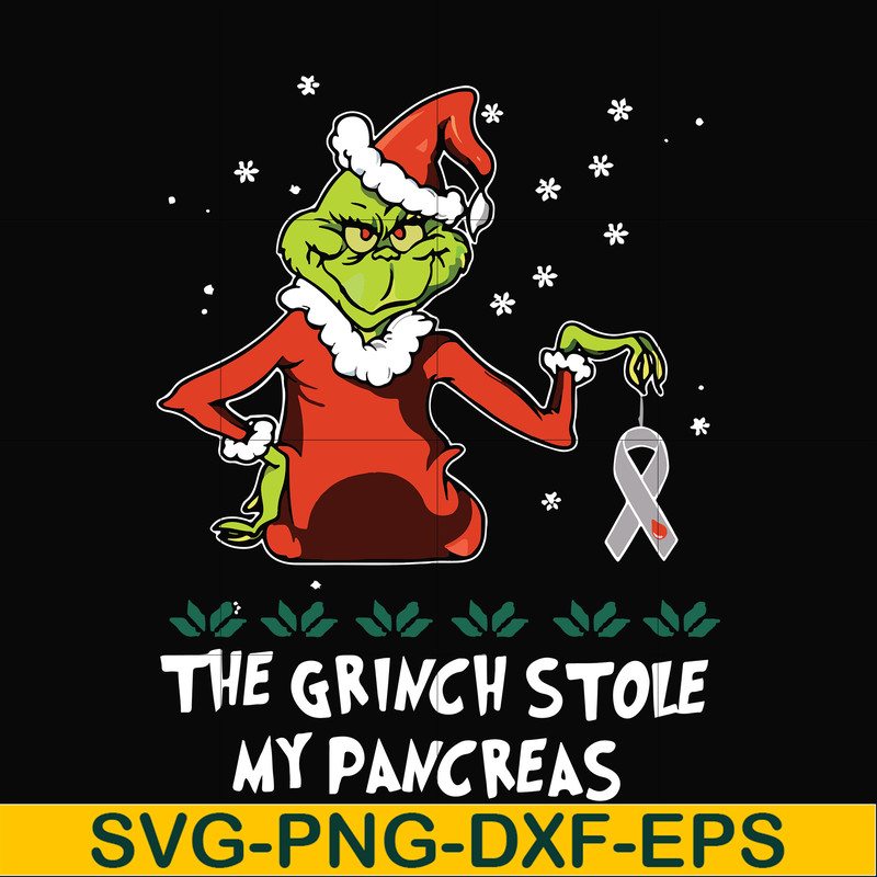 NCRM13072010-The grinch stole my pancreas svg, png, dxf, eps digital file NCRM13072010.jpg