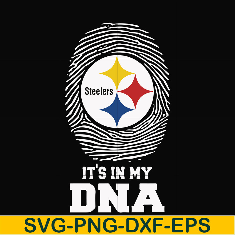 NFL0000176-Steelers it's in my DNA, svg, png, dxf, eps file NFL0000176.jpg