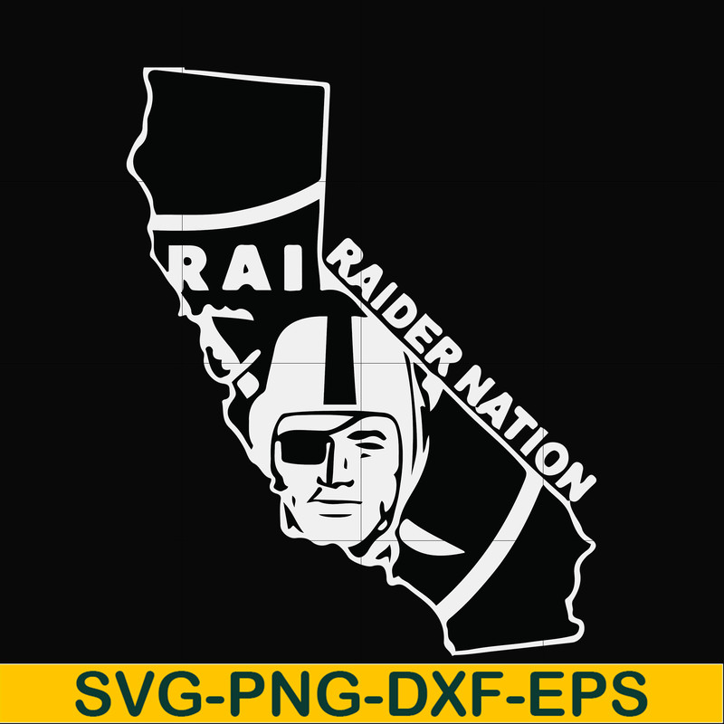 NFL0000190-Raider nation, svg, png, dxf, eps file NFL0000190.jpg