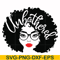OTH0002-Unbothered Black Girl Svg, Afro Woman Svg, African American Woman svg, png, dxf, eps file OTH0002.jpg