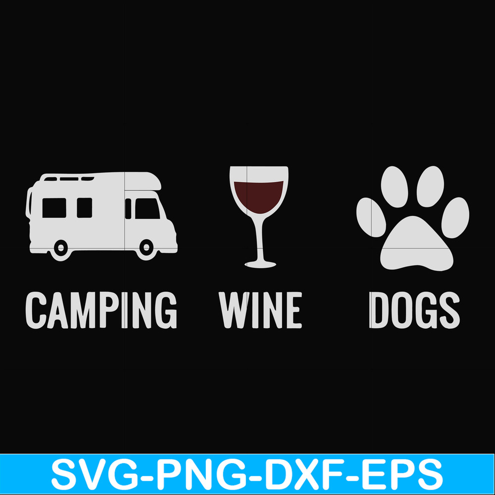 CMP012-camping wine dogs svg, png, dxf, eps digital file CMP012.jpg