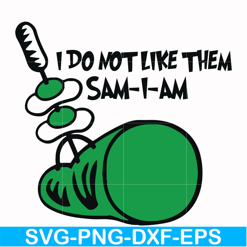 DR000123-I do not like them sam-I-am svg, png, dxf, eps file DR000123.jpg