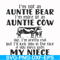 FN000360-I'm not an auntie bear I'm more of an auntie cow like I'm pretty chill but I'll kick you in the face if you mess with my niece svg, png, dxf, eps file