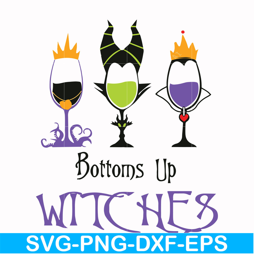 FN00056-Bottoms up Witches svg, png, dxf, eps file FN00056.jpg
