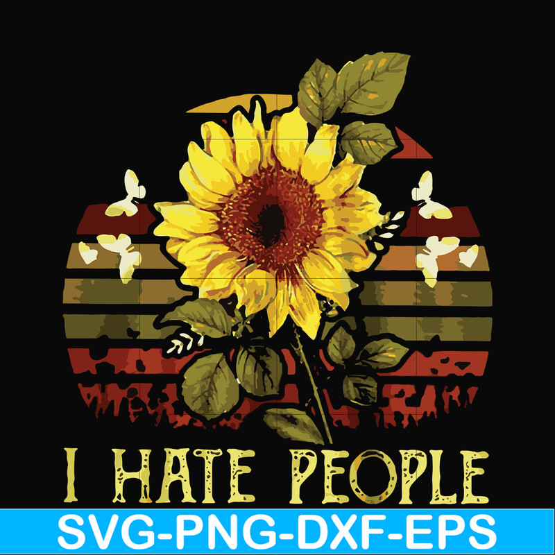 FN000565-I hate people svg, png, dxf, eps file FN000565.jpg