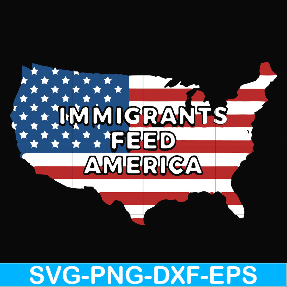 FN000811-Immigrants feed america svg, png, dxf, eps file FN000811.jpg