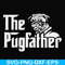 FN000965-The pugfather svg, png, dxf, eps file FN000965.jpg