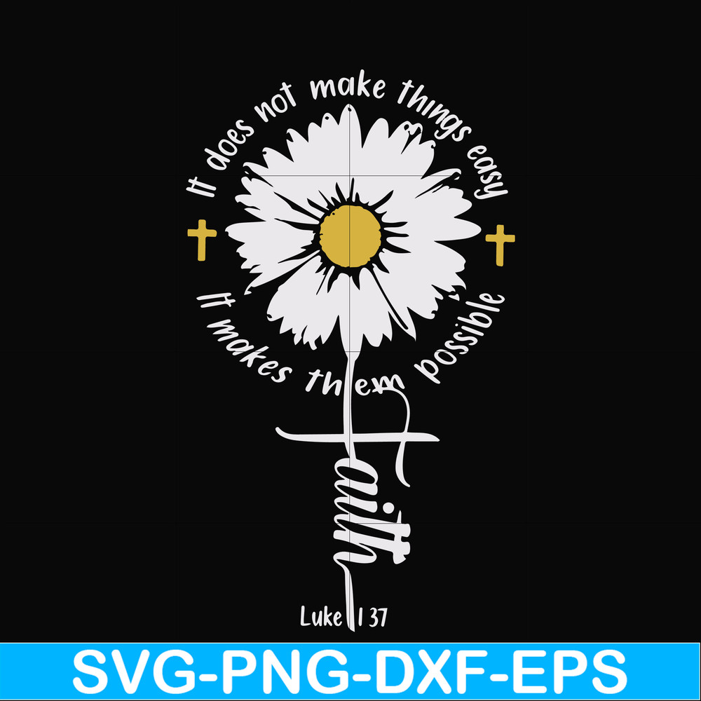 FN000990-It does not make things easy it makes them possible svg, png, dxf, eps file FN000990.jpg