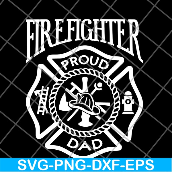 FTD03062105-Firefighter DAD svg, png, dxf, eps digital file FTD03062105.jpg