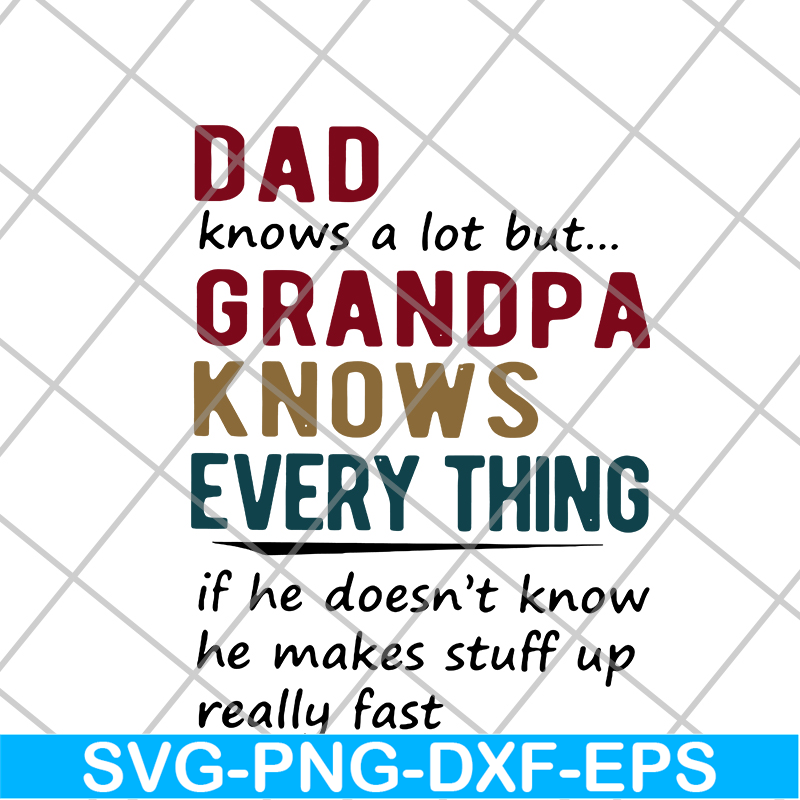 FTD05062104-Dad knows a lot but grandpa knows every thing svg, png, dxf, eps digital file FTD05062104.jpg