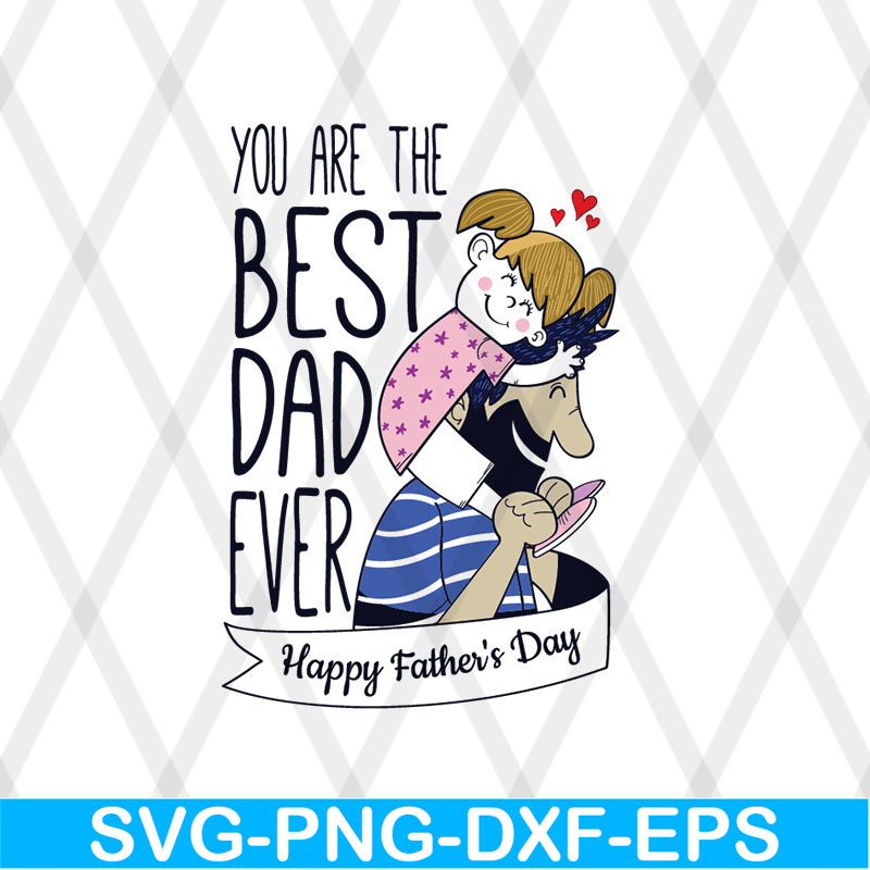 FTD08062103-Fathers Day T Shirt Best Dad Ever Father Daughter Love Mens svg, png, dxf, eps digital file FTD08062103.jpg