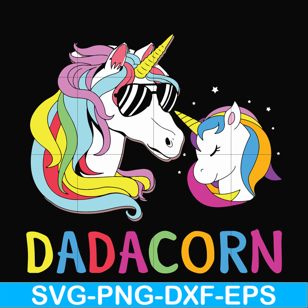 FTD123-Dadacorn svg, png, dxf, eps, digital file FTD123.jpg