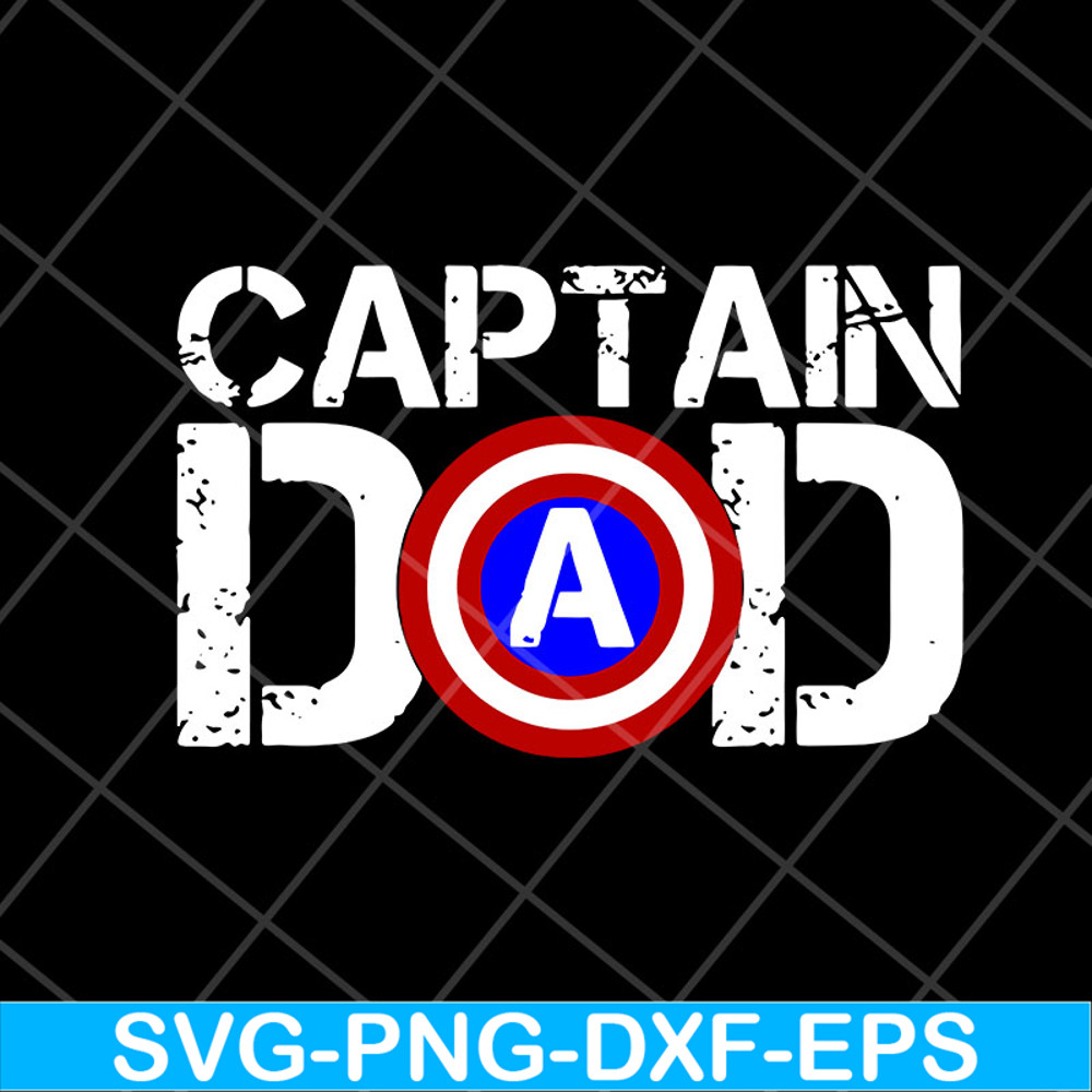 FTD28042112-Captain dad svg, Fathers day svg, png, dxf, eps digital file FTD28042112.jpg