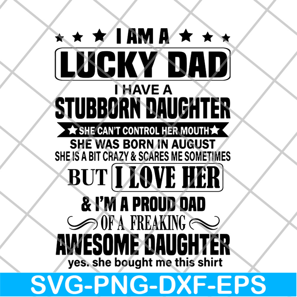 FTD28052121-I am lucky dad svg, png, dxf, eps digital file FTD28052121.jpg