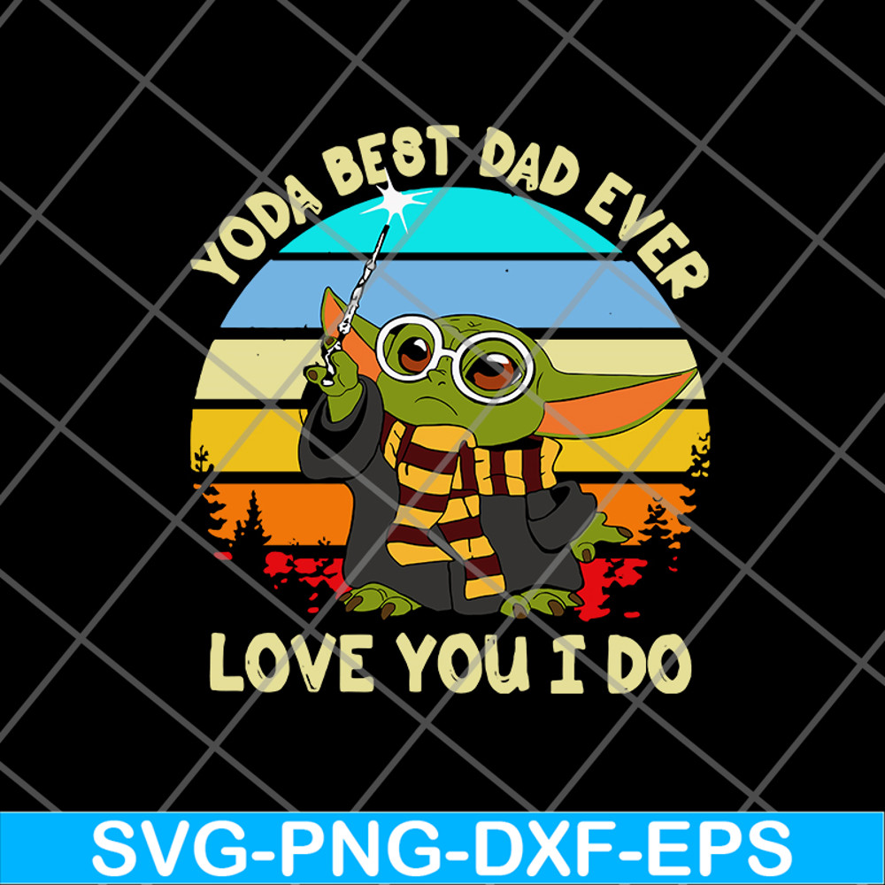 FTD29052138- Star wars baby yoda best dad ever svg, png, dxf, eps digital file FTD29052138.jpg