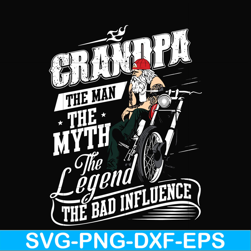 FTD47-Grandpa the man the myth the legend svg, png, dxf, eps, digital file FTD47.jpg