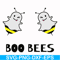 HLW0009-BOO BEES, halloween svg, png, dxf, eps digital file HLW0009.jpg
