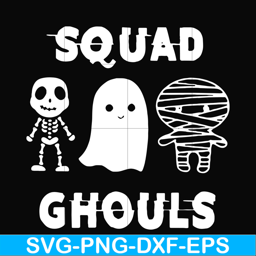 HLW0030-Squad ghouls svg, halloween svg, png, dxf, eps, digital file HLW0030.jpg