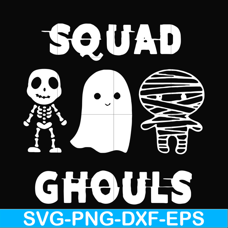 HLW0030-Squad ghouls svg, halloween svg, png, dxf, eps, digital file HLW0030.jpg