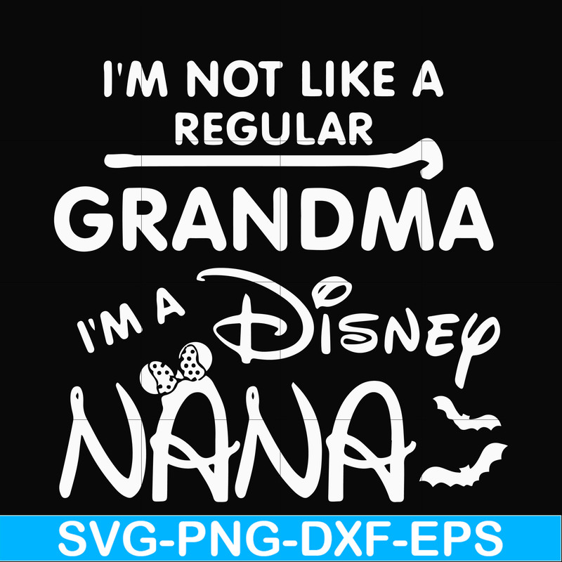 HLW0136-i am not like a regular grandma svg, png, dxf, eps digital file HLW0136.jpg