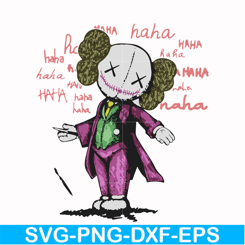 HLW0148-kaws x joker haha svg, png, dxf, eps digital file HLW0148.jpg
