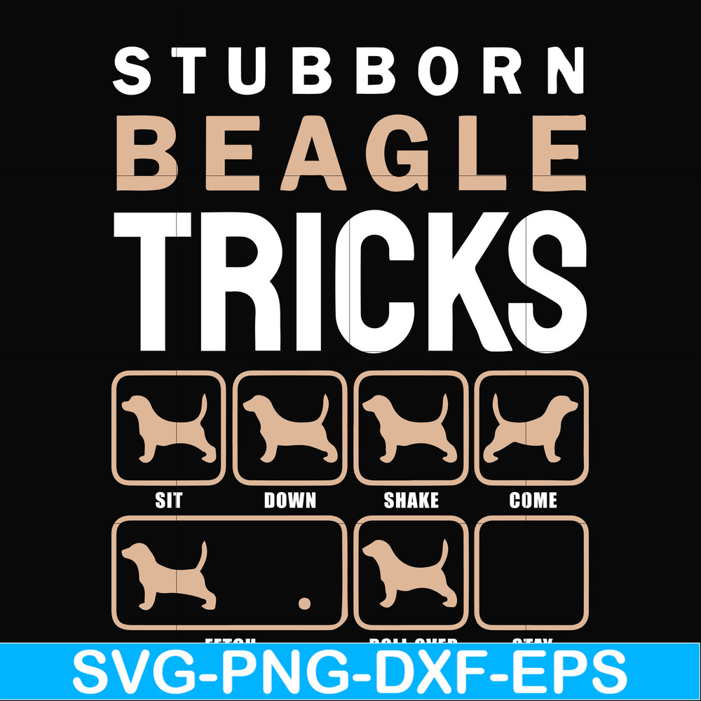 HLW2007206-Stubborn beagle tricks svg, png, dxf, eps digital file HLW2007206.jpg