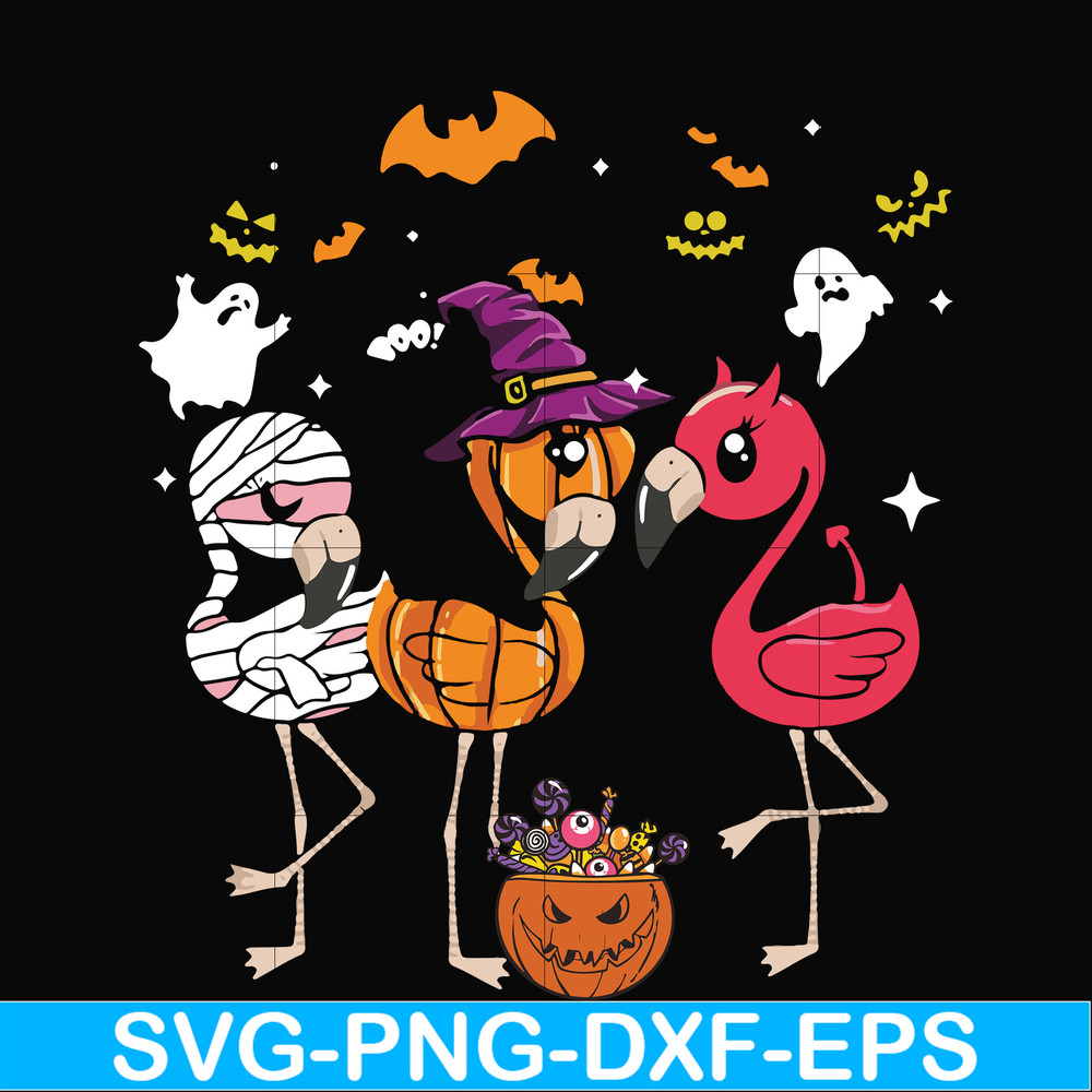 HLW21072013-Flamingo halloween svg, png, dxf, eps digital file HLW2107213.jpg
