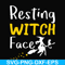 HLW24072023-Resting witch face svg, halloween svg, png, dxf, eps digital file HLW24072023.jpg