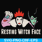 HLW24072024-Resting witch face svg, halloween svg, png, dxf, eps digital file HLW24072024.jpg