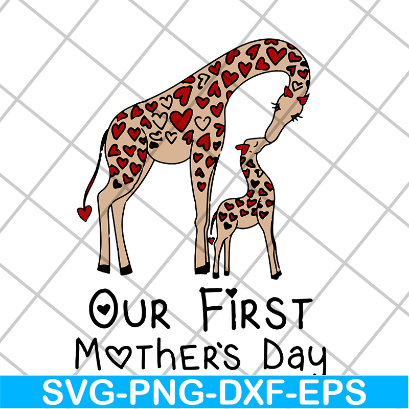 MTD15042106-Our first mothers day svg, Mother's day svg, eps, png, dxf digital file MTD15042106.jpg