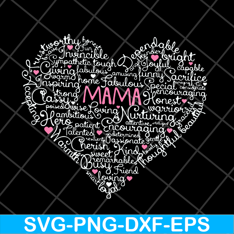 MTD16042149-Mama heart svg, Mother's day svg, eps, png, dxf digital file MTD16042149.jpg