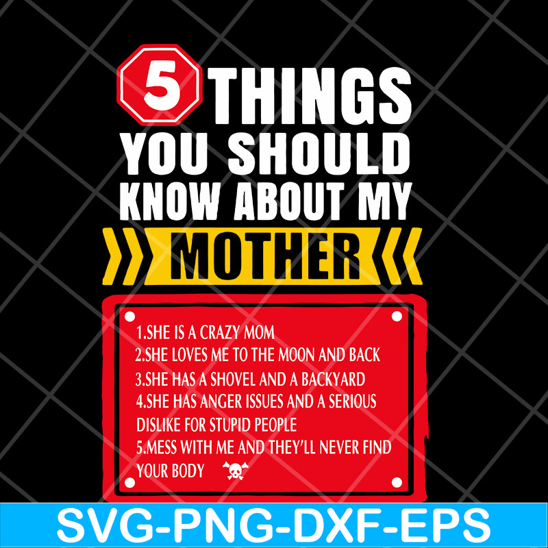 MTD23042103-5 Thing You Should Know Funny Loving Unique Mother’s Day svg, Mother's day svg, eps, png, dxf digital file MTD23042103.jpg