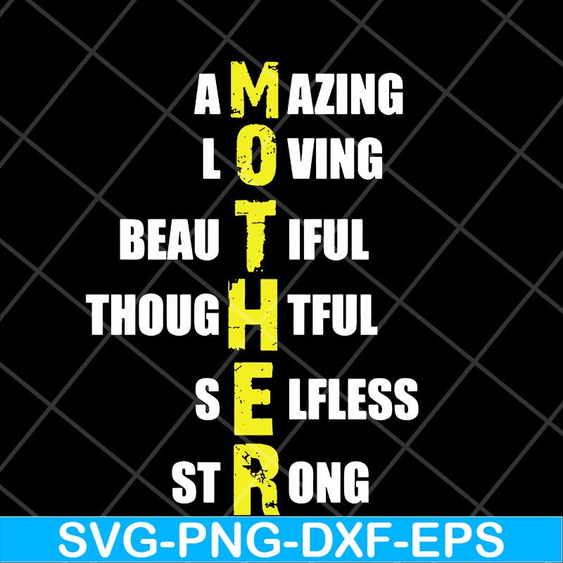 MTD23042105-Amazing loving mother svg, Mother's day svg, eps, png, dxf digital file MTD23042105.jpg