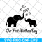 MTD23042133-Mothers Day Elephant svg, Mother's day svg, eps, png, dxf digital file MTD23042133.jpg